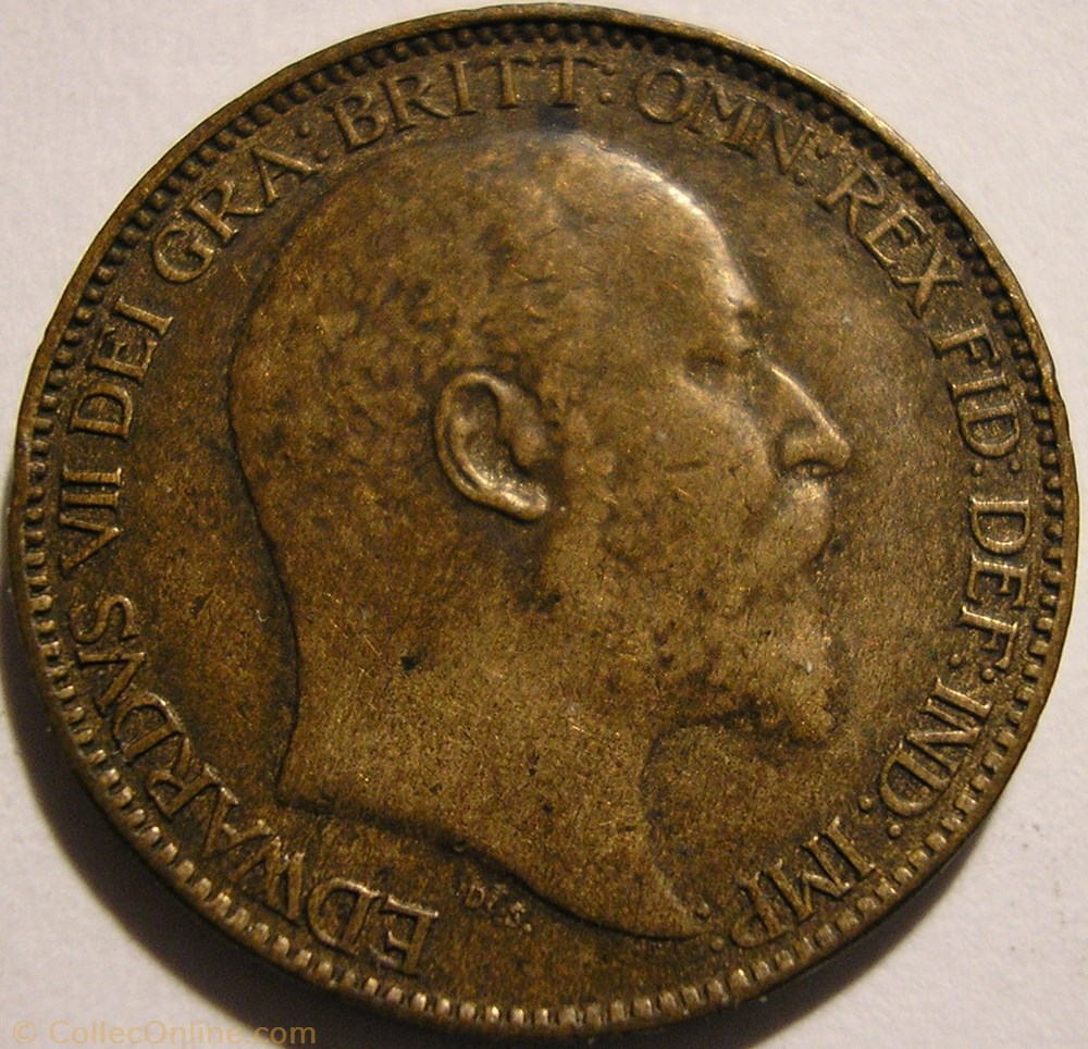 Edward VII - Farthing 1905 - Great Britain monnaies monde royaume uni edward vii farthing 1905 great britain