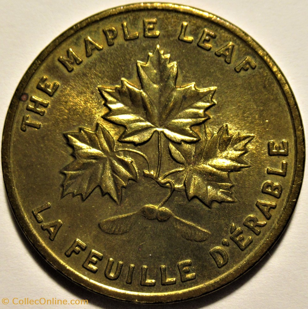 Canada - Provincial Arms and Flowers 1965-68, Shell Oil Token 2 monnaies jetons mereaux canada provincial arms and flowers 1965 68 shell oil token