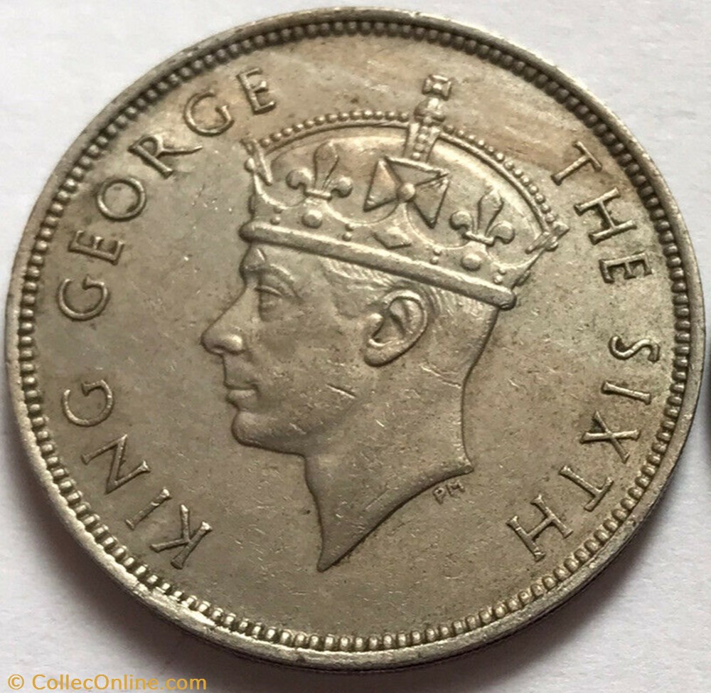George VI - One Rupee 1951 - Mauritius monnaie monde inde george vi one rupee 1951 mauritius