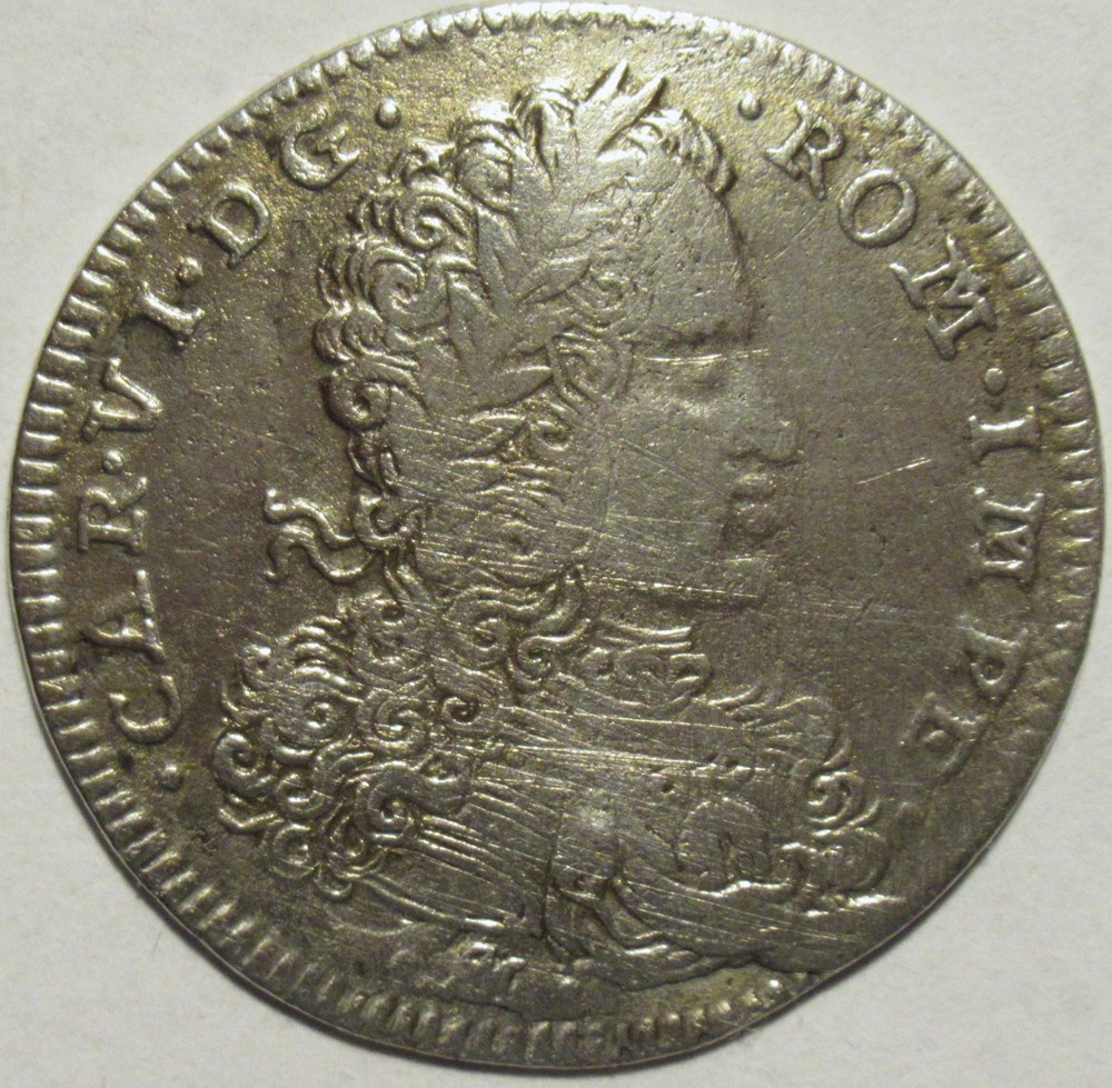 1715 Regno di Napoli, 1 Tari - Carlo VI d'Absurgo monnaies europe medievale royaume de naples 1715 regno di napoli 1 tari carlo vi absurgo