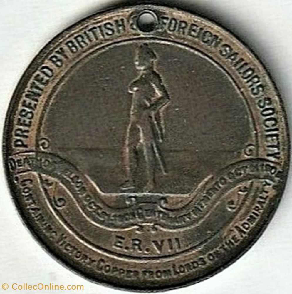Admiral Lord Nelson - 1805-1905 Trafalgar centenary Medalet - Great Britain 3 medaille royaume uni admiral lord nelson 1805 1905 trafalgar centenary medalet great britain