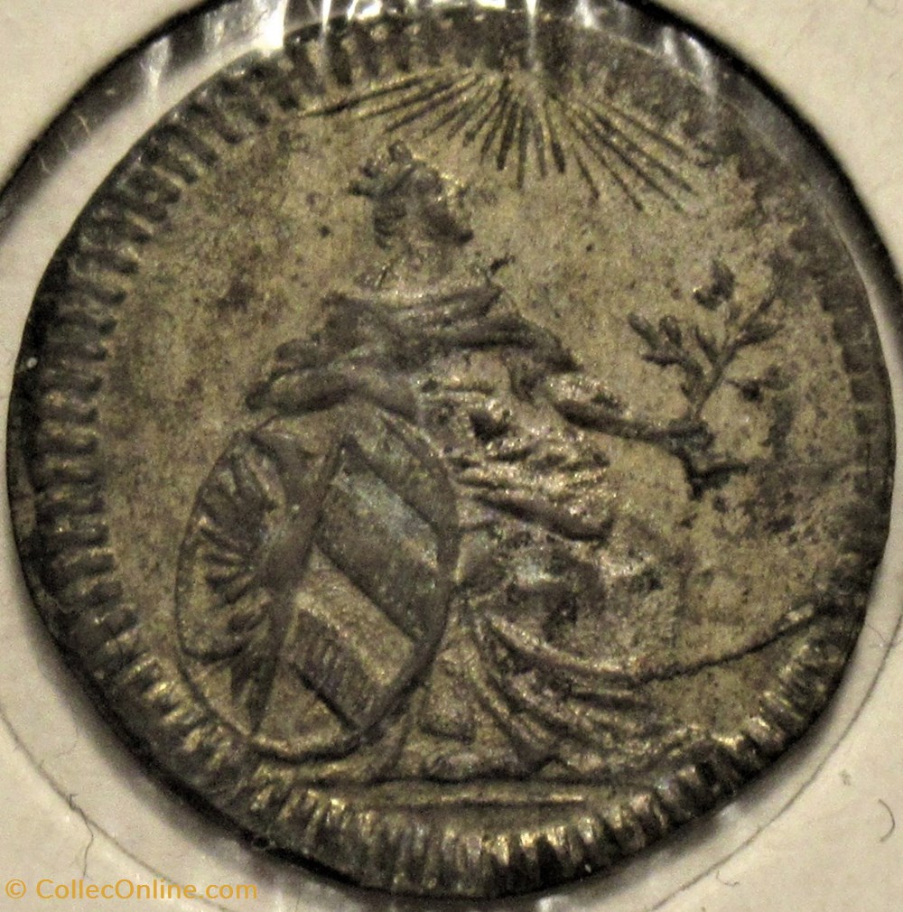monnaies europe medievale saint empire romain germanique 1797 free city of nuremberg 1 kreuzer emperor franz ii