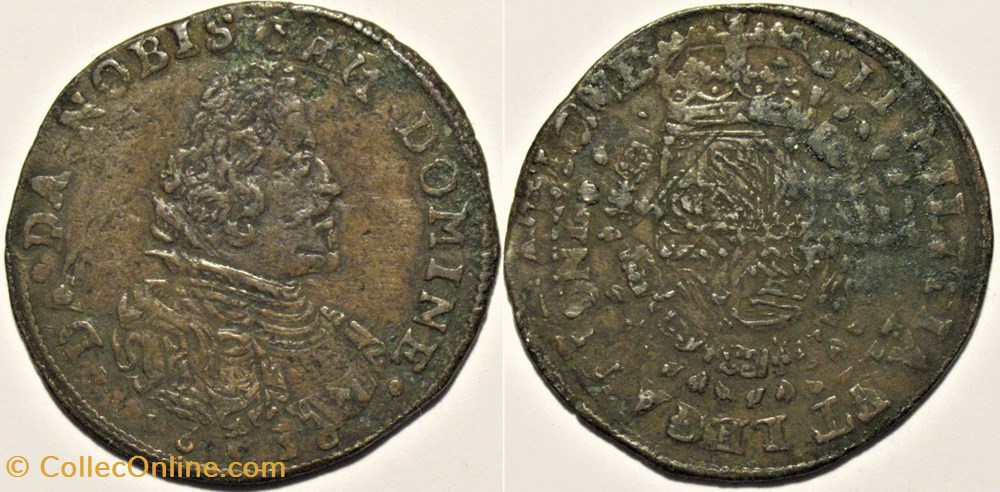 monnaies europe medievale pays bas espagnols 1656 antwerp token felipe iv of spain