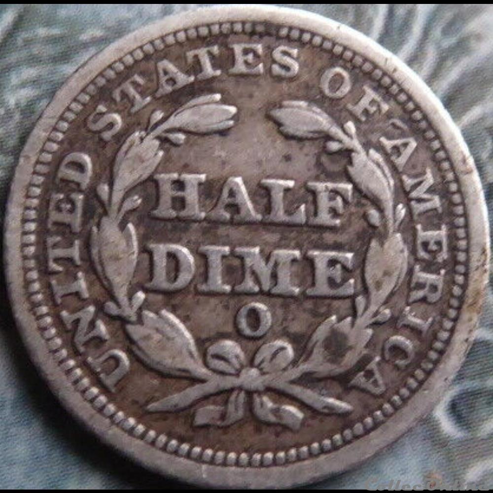 ←1853→ O Half Dime monnaies monde etats unis 1853 o half dime