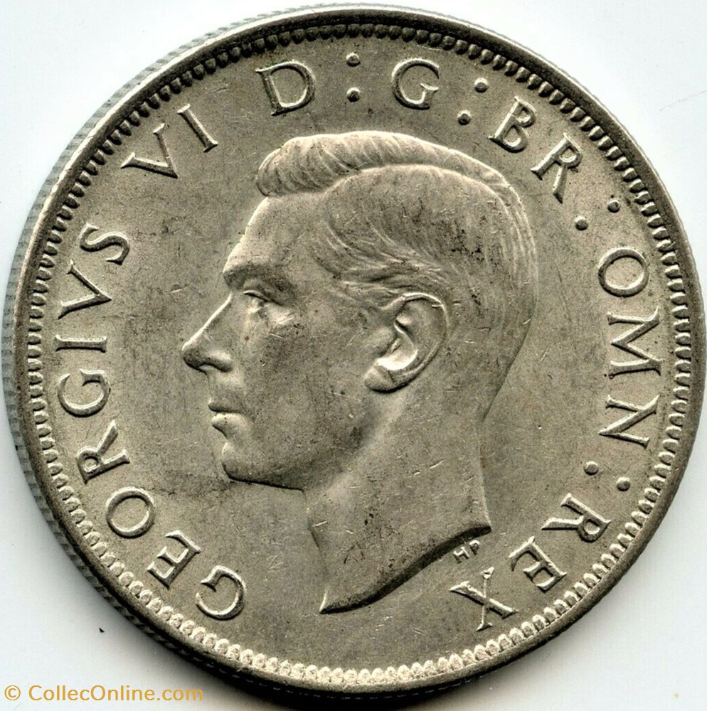 George VI - Half Crown 1946 - Great Britain (ex.2) monnaies monde royaume uni george vi half crown 1946 great britain ex 2