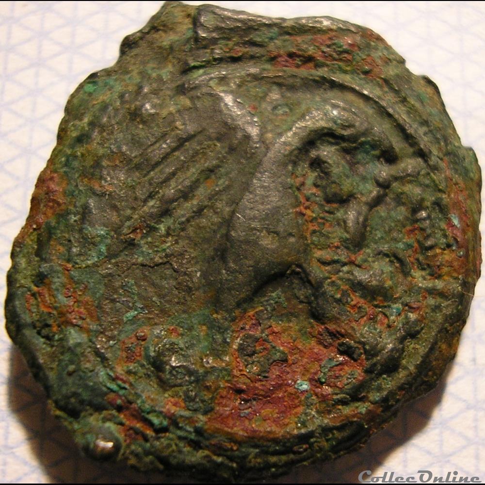 Carnutes, Gallia (Beauce) - AE20 Aigle & serpent. 2 monnaie antique gauloise carnutes gallia beauce ae20 aigle serpent