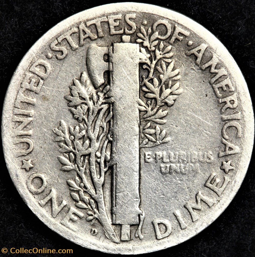 1925 Denver Dime 2 monnaies monde etats unis 1925 denver dime