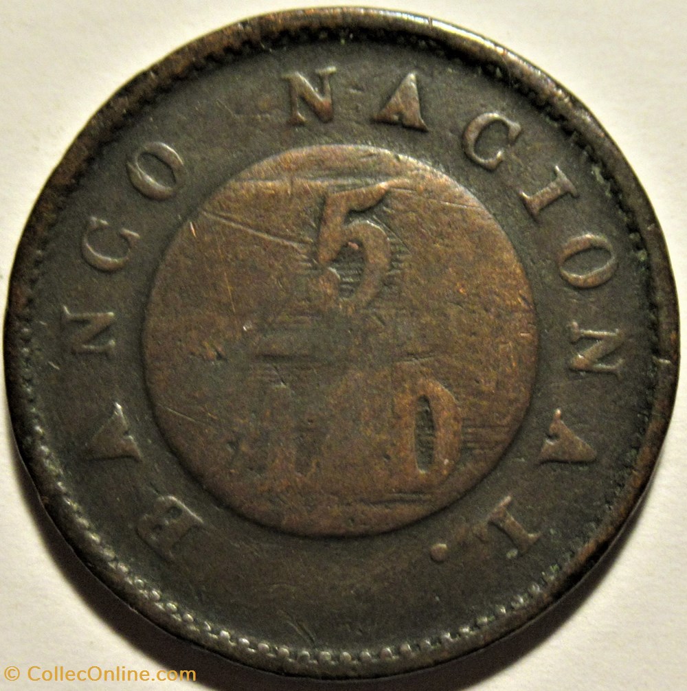 Argentina - 5/10 Real 1827, Buenos Aires 3 monnaies monde argentine argentina 5 10 real 1827 buenos aires