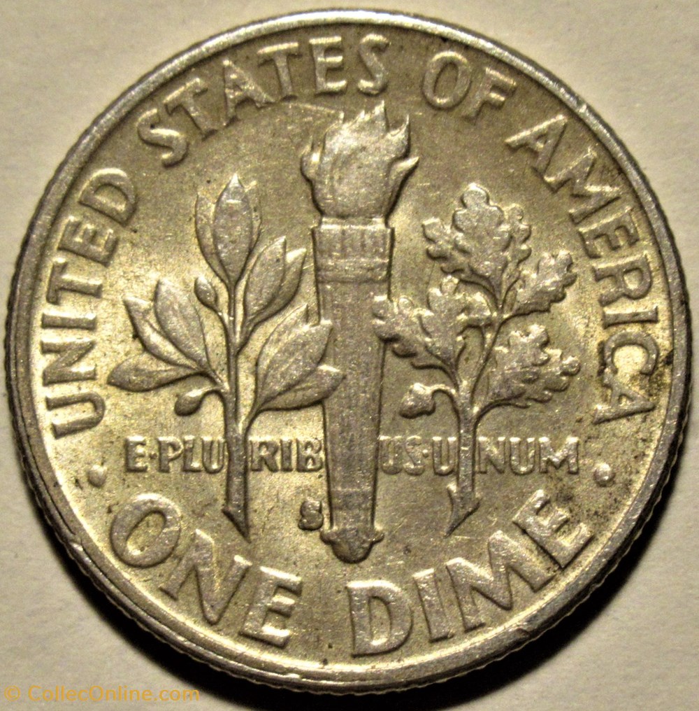 1953 San Francisco Dime monnaies monde etats unis 1953 san francisco dime