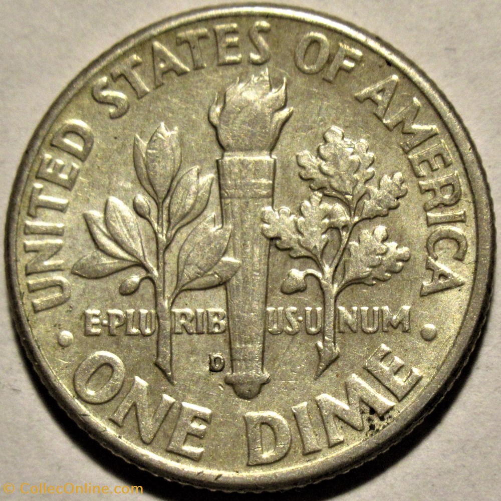 1963 Denver Dime monnaies monde etats unis 1963 denver dime