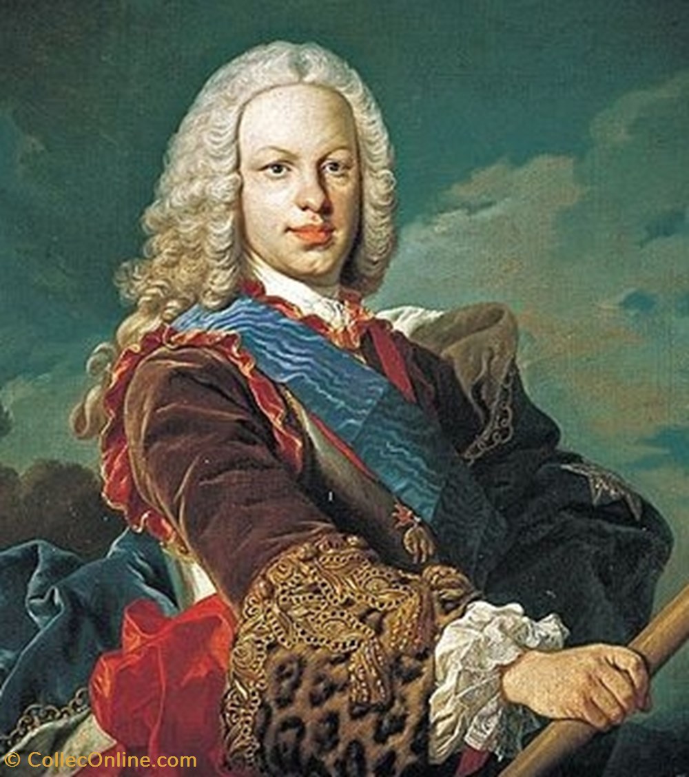 Ferdinand VI, King of Spain (1713-1746-1759) Marque-Page monnaies monde espagne ferdinand vi king of spain 1713 1746 1759 marque page