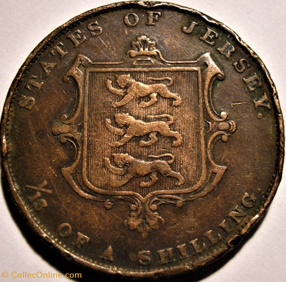 Victoria - 1/13 Shilling 1858 - Jersey monnaies monde victoria 1 13 shilling 1858 jersey