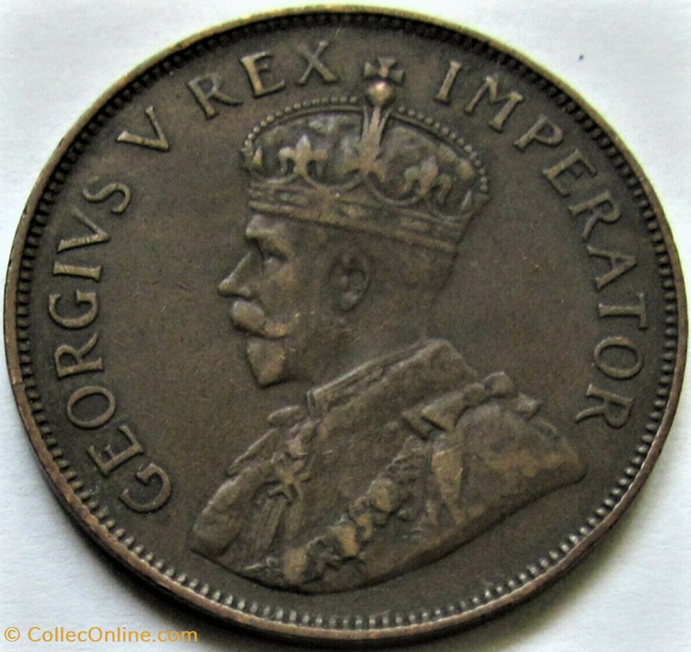 George V - One Penny 1933 - South Africa 2 monnaies monde afrique du sud george v one penny 1933 south africa