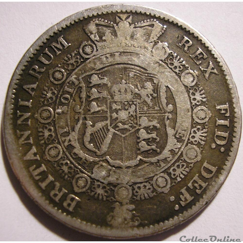 George III - Half Crown 1817 - United Kingdom of Great Britain monnaie monde royaume george iii half crown 1817 united kingdom of great britain