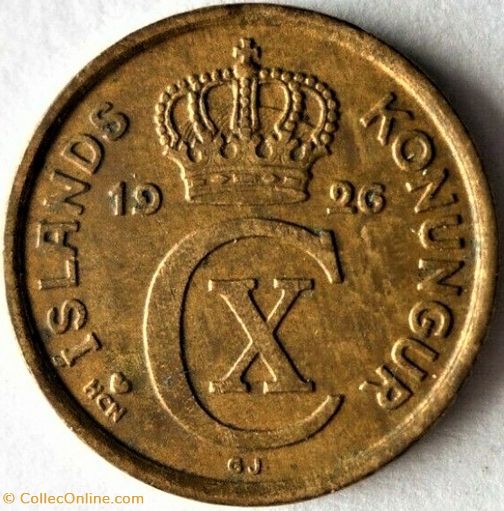 monnaies monde islande christian x of denmark eyrir 1926 iceland
