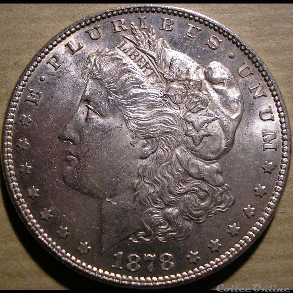 1878 Dollar - 7 Feathers monnaies monde etats unis 1878 dollar 7 feathers