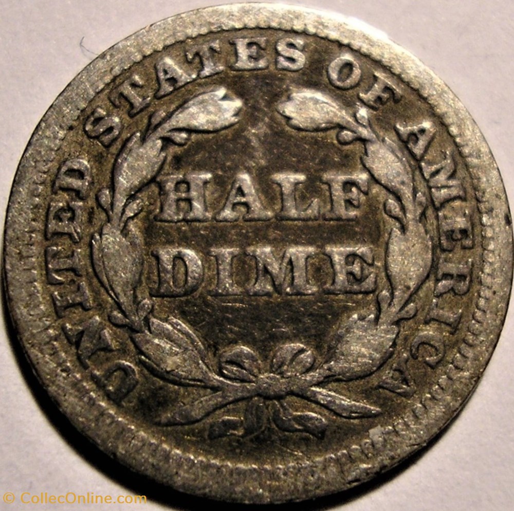 1842 Half Dime 2 monnaie monde etat uni 1842 half dime