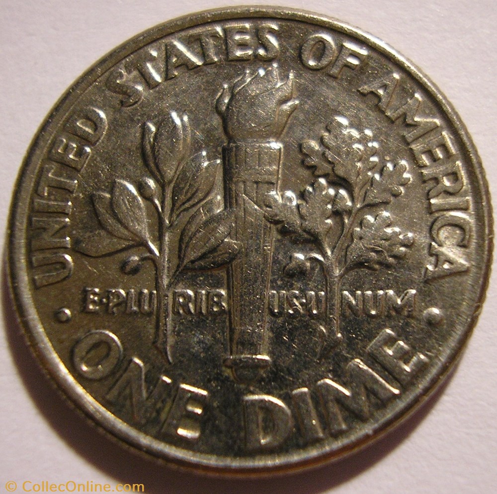 1993 Dime - Error 2 monnaies monde etats unis 1993 dime error