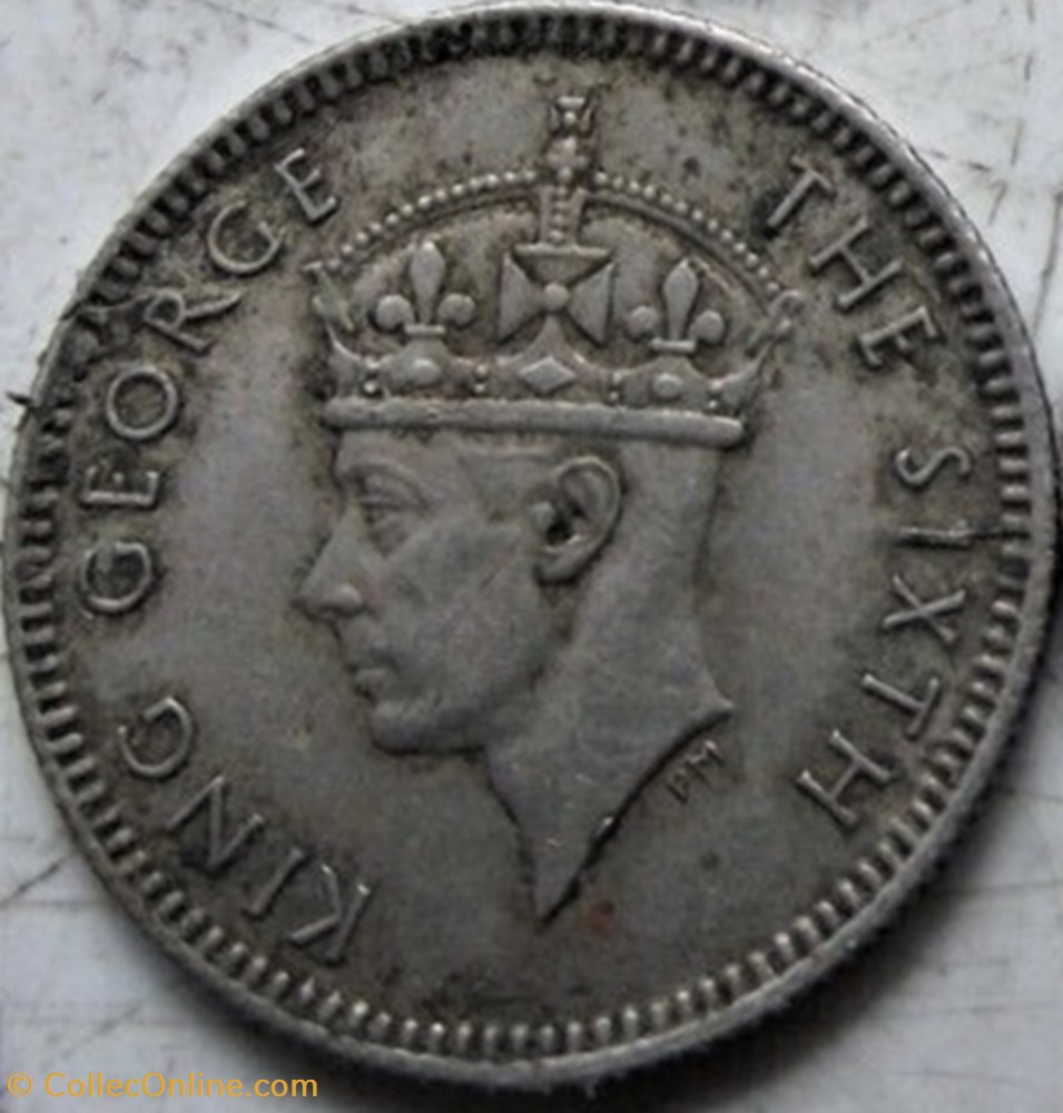 George VI - 5 Cents 1950 - Malaysia monnaie monde malaisie george vi 5 cents 1950 malaysia