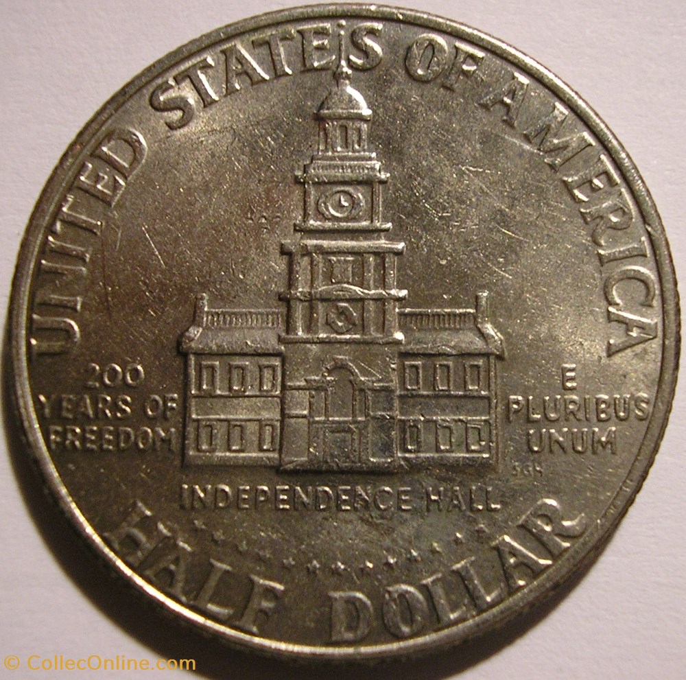 monnaie monde etat uni kennedy 1976 d bicentenial independence 1776 1976 ex 2