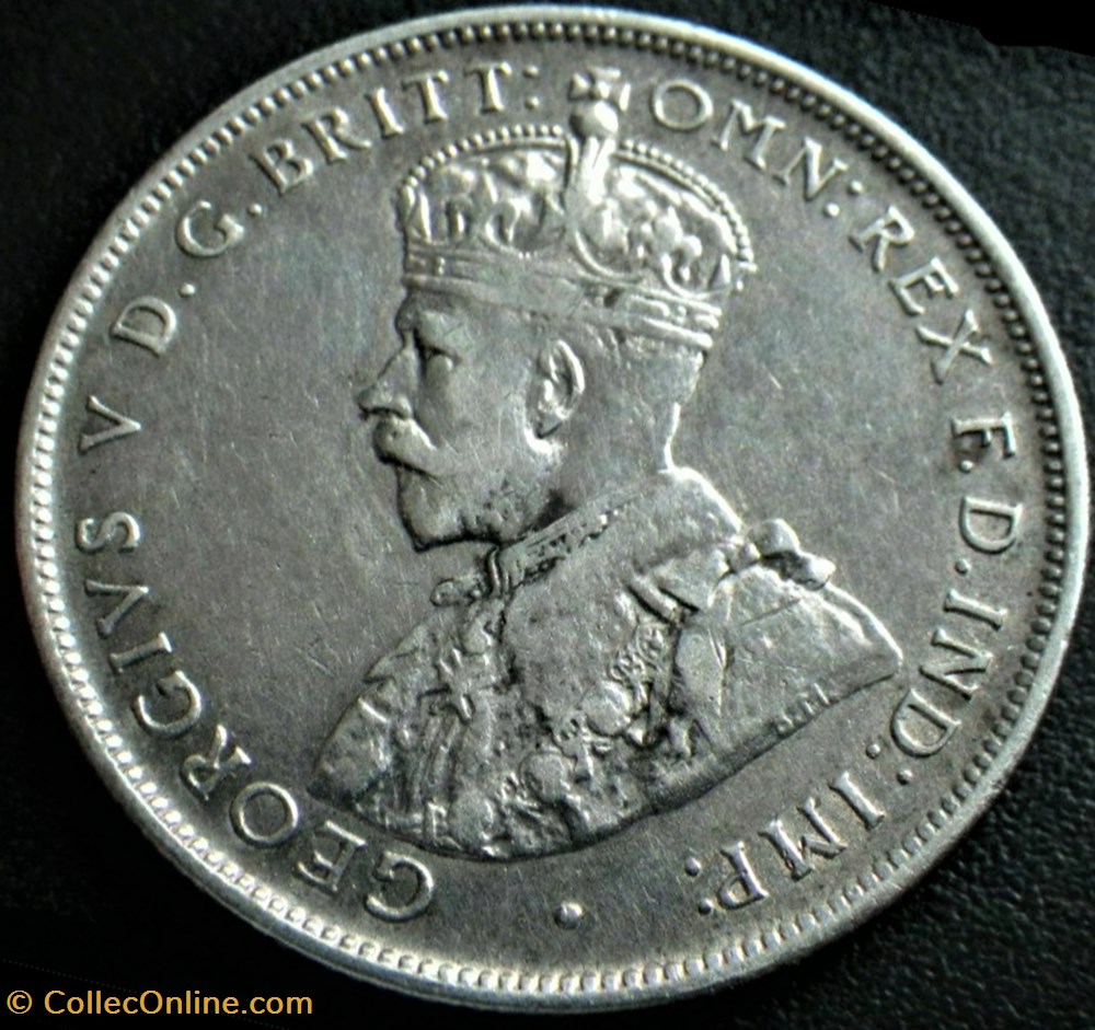 monnaie monde australie george v one florin 1916 melbourne australia