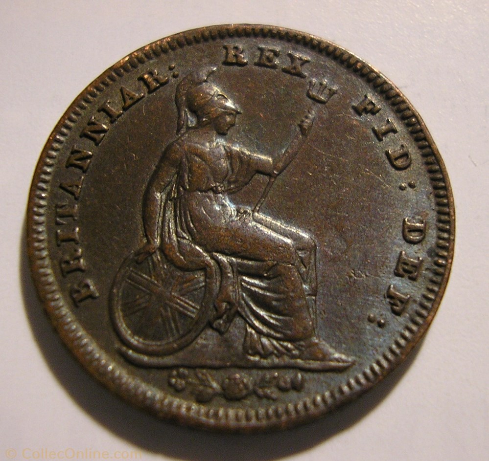monnaie monde royaume uni william iv 1 3 farthing 1835 kingdom of great britain