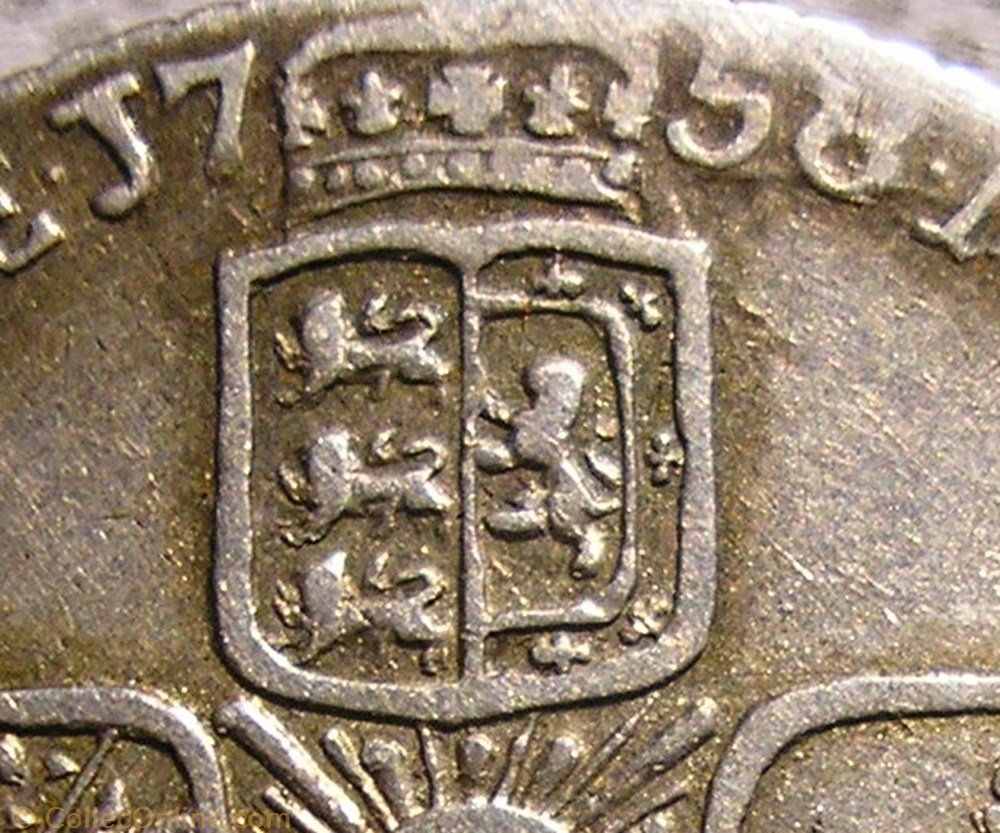 George II - 6 Pence 1758/7 Great Britain 3 monnaies europe medievale royaume d angleterre george ii 6 pence 1758 7 great britain