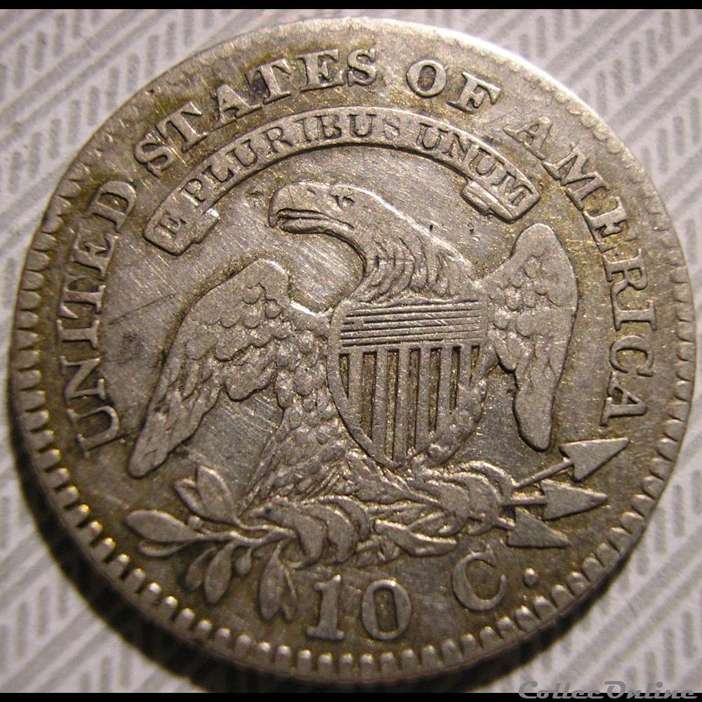 1825 Dime - 10 Cents 2 monnaie monde etat uni 1825 dime 10 cents