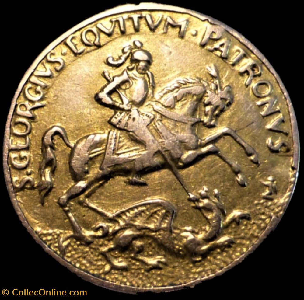 St. George medal - Equitum Patronus / Intempestate Securitas (ex.6) monnaies paranumismatique jetons poids st george medal equitum patronus intempestate securitas ex 6