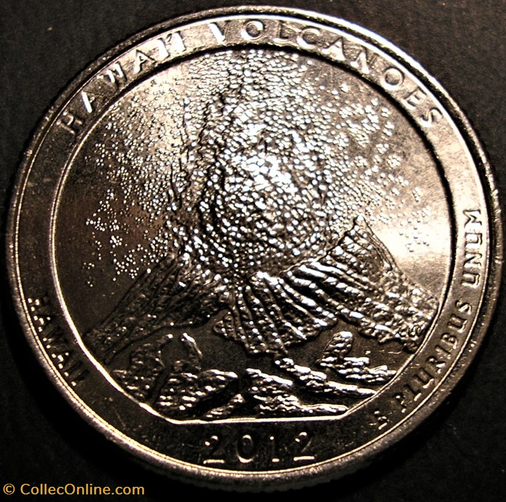 monnaie monde etat uni hawai volcanoes 2012 d quarter dollar hawaii state