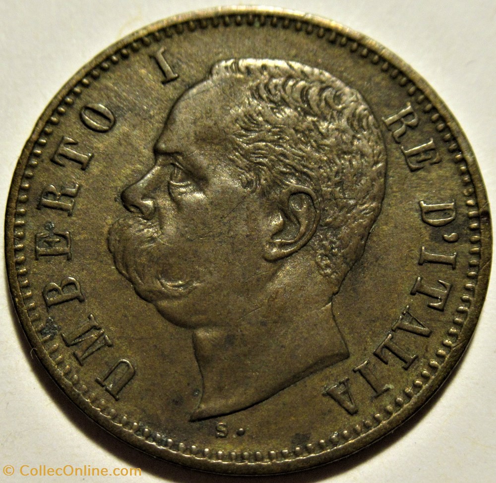 1898 Regno d'Italia, 2 Centesimi, Roma - Umberto I 2 monnaies monde italie 1898 regno italia 2 centesimi roma umberto i