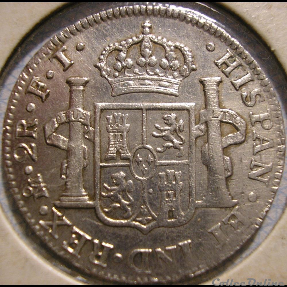 monnaie monde mexique mexico 2 reales 1802 carlos iv de espana