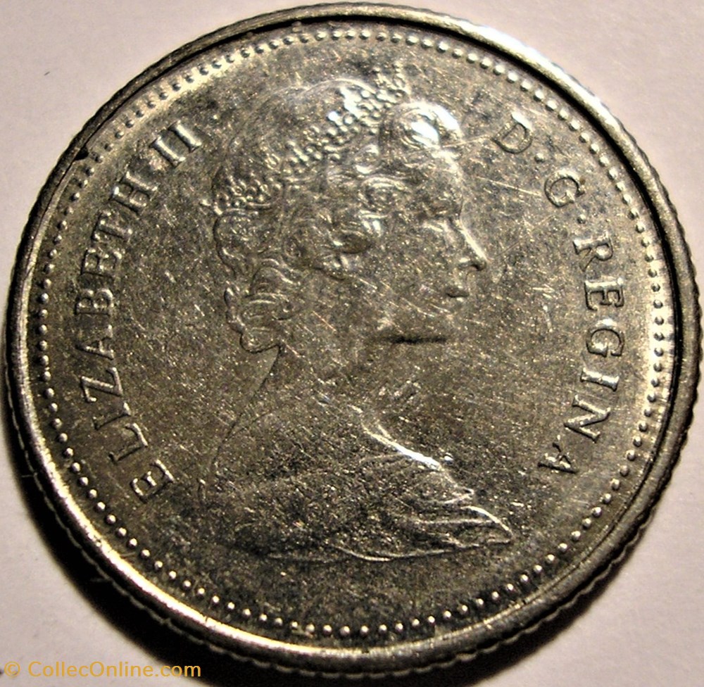 monnaie monde canadum elizabeth ii 10 cents 1983