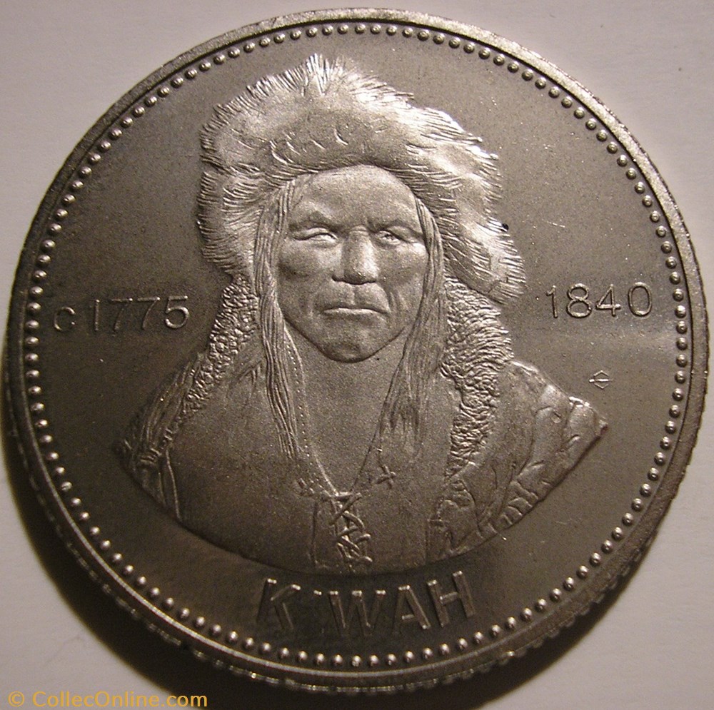 Carrier Dollar Token 1978 - British Colombia 3 monnaie monde canadum carrier dollar token 1978 british colombia