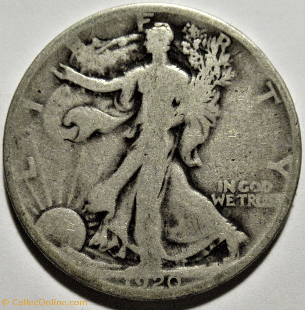 1920 Half Dollar monnaies monde etats unis 1920 half dollar