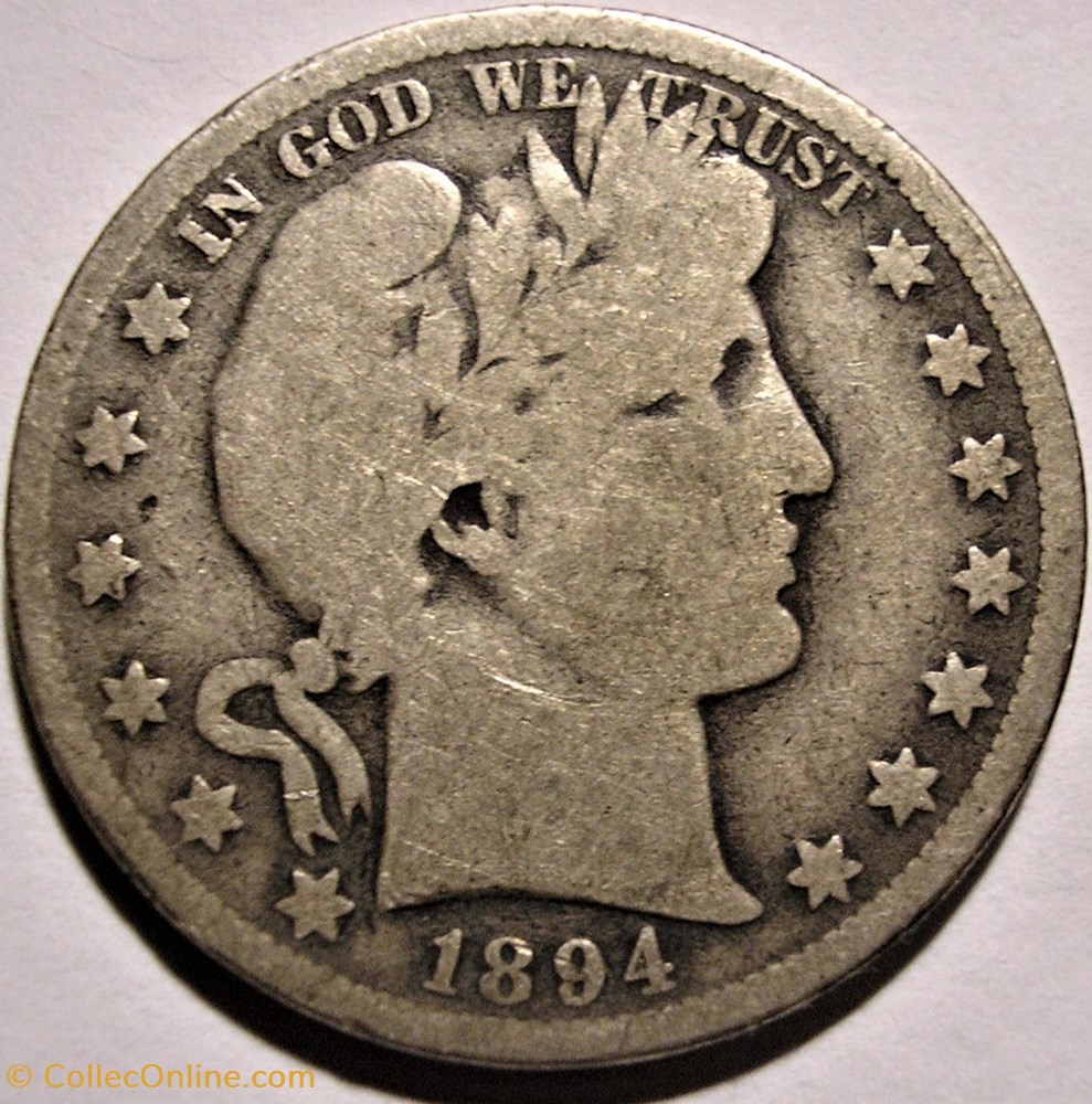1894 New Orleans Half $ monnaie monde etat uni 1894 new orleans half