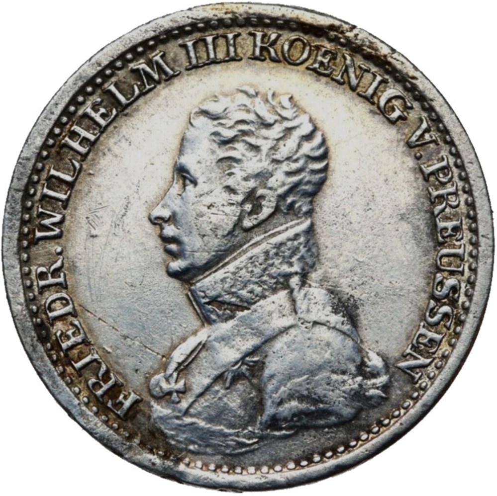 Friedrich Wilhelm III - 1/6 Thaler 1817 - Kingdom of Prussia monnaies europe medievale saint empire romain germanique friedrich wilhelm iii 1 6 thaler 1817 kingdom of prussia