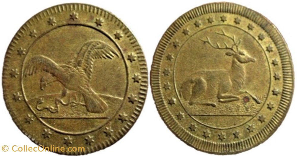 Spiel Marke, Token 19th. monnaies paranumismatique jetons poids spiel marke token 19th