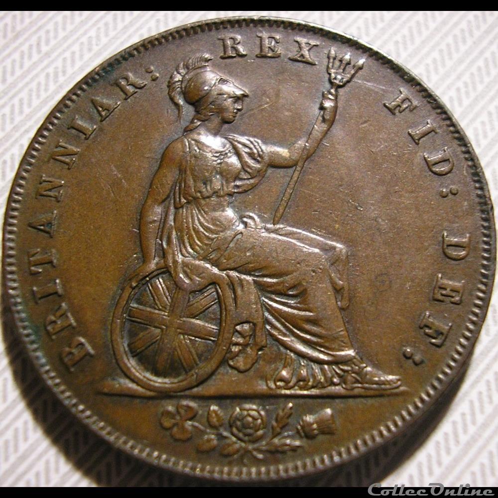 George IV - Half Penny 1826 Great Britain 4 monnaie monde royaume uni george iv half penny 1826 great britain