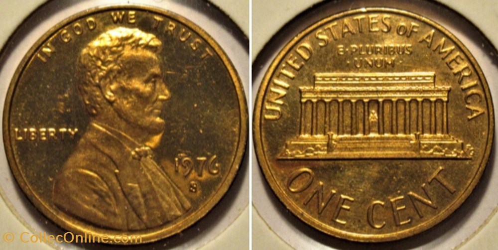 monnaies monde etats unis 1976 s one cent