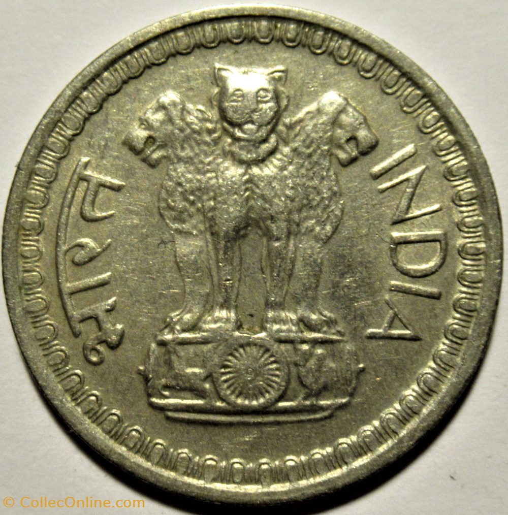 India - 50 Paise 1976 Bombay / Mumbai 2 monnaies monde inde india 50 paise 1976 bombay mumbai