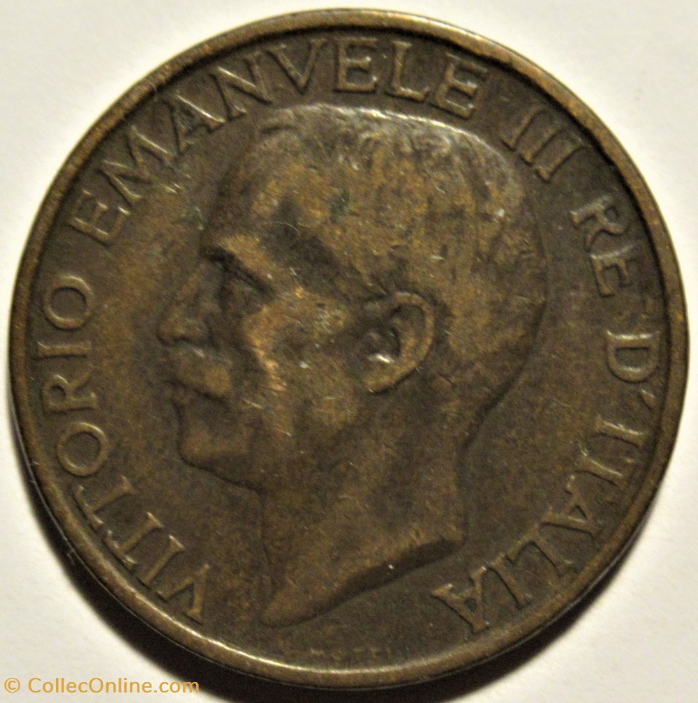 1930 Regno d'Italia, 10 Centesimi, Roma - Vittorio Emanuele III 2 monnaies monde italie 1930 regno italia 10 centesimi roma vittorio emanuele iii