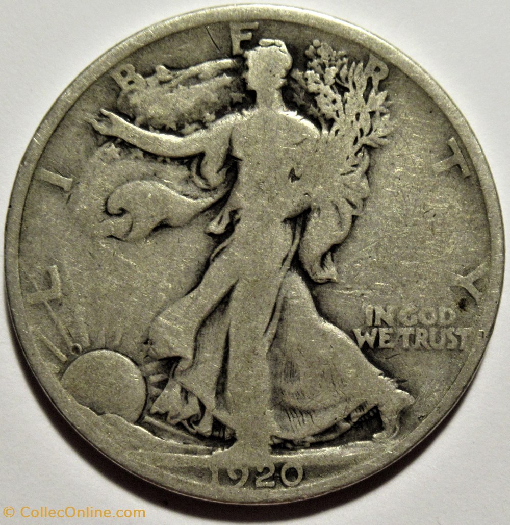 1920 Half Dollar monnaies monde etats unis 1920 half dollar