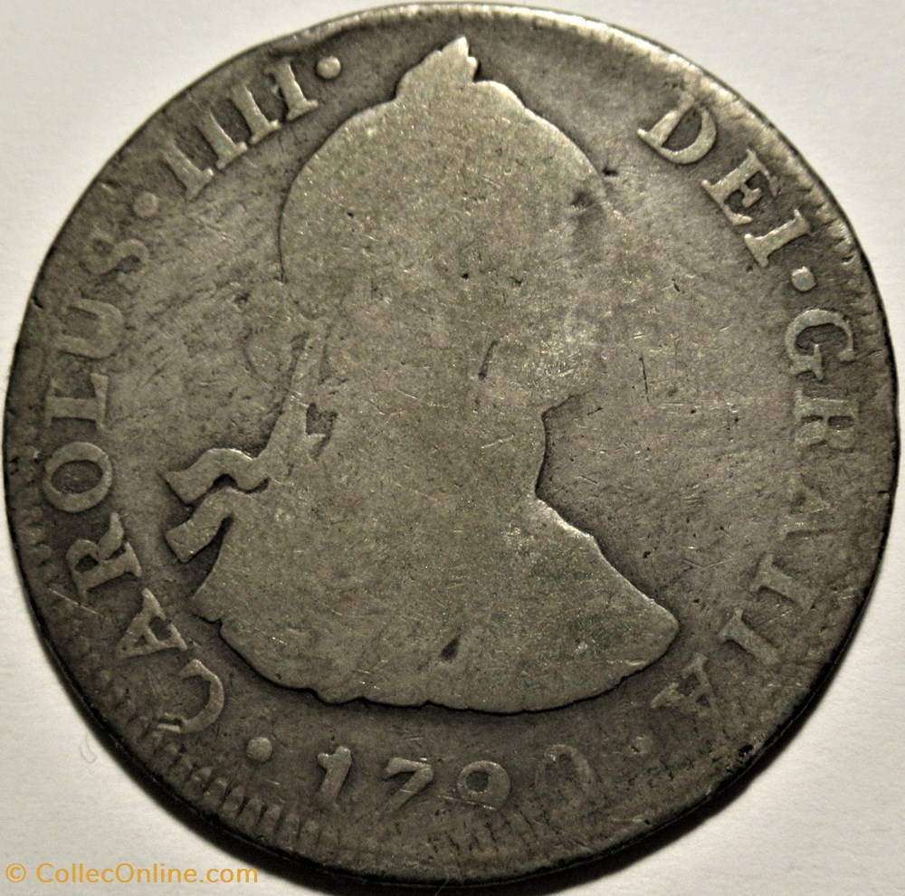monnaies monde mexique mexico 4 reales 1790 mexico carlos iv de espana