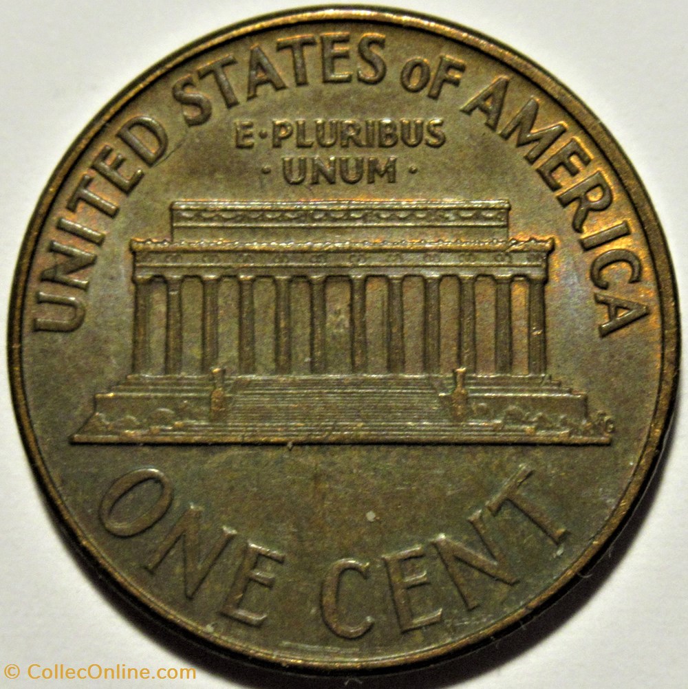 1959 One Cent 4 monnaies monde etats unis 1959 one cent