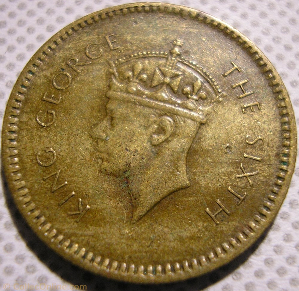 George Vi 25 Cents 1951 Ceylon Sri Lanka Coins World 1790