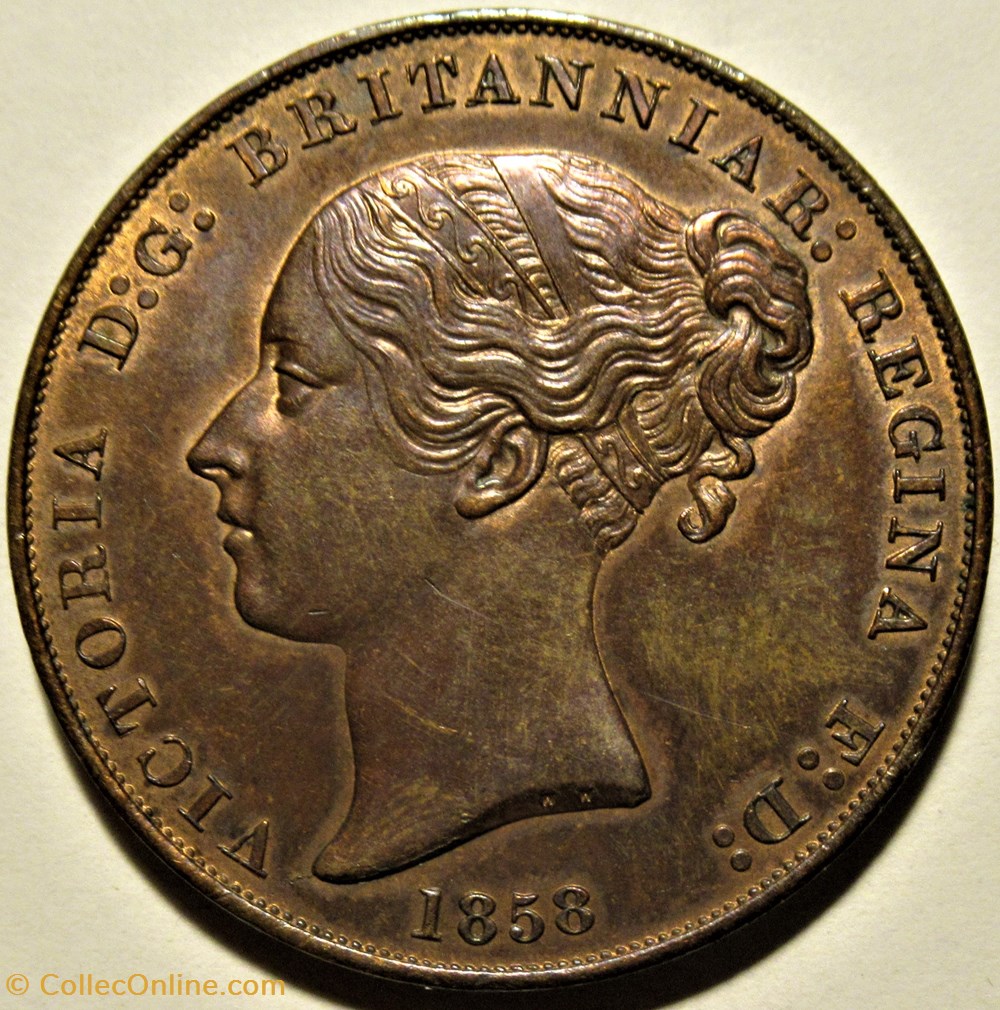 Victoria - 1/13 Shilling 1858 - Jersey (ex.2) 2 monnaies monde victoria 1 13 shilling 1858 jersey ex 2