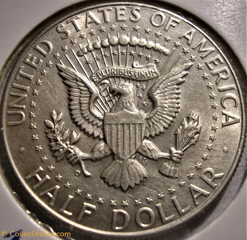 monnaie monde etat uni 1964 denver half dollar ex 2