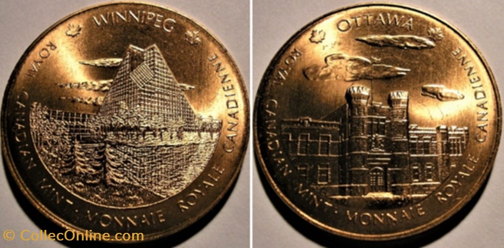 Royal Canadian Medal/Token - Winnipeg & Ottawa Mints (ex.2) monnaies jetons mereaux royal canadian medal token winnipeg ottawa mints ex 2