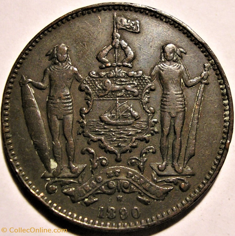 monnaie monde indonesie british north borneo co one cent 1890 h borneo ex 2